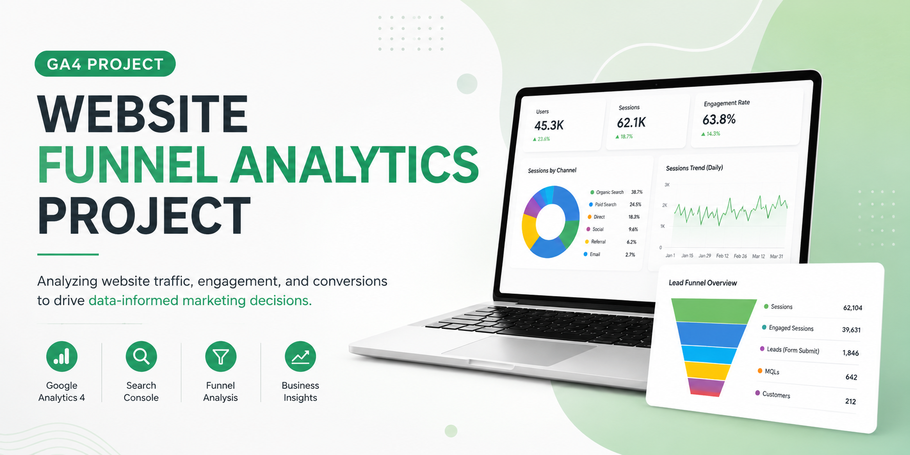 Digi Agent GA4 Website Funnel Analytics Project